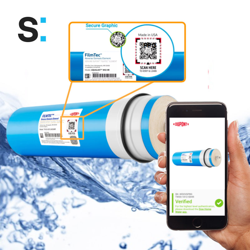 Anti-counterfeiting for Dupont water filters: Scantrust case study
