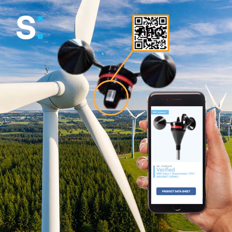 Anti-counterfeit solution with QR codes for NRG wind tools