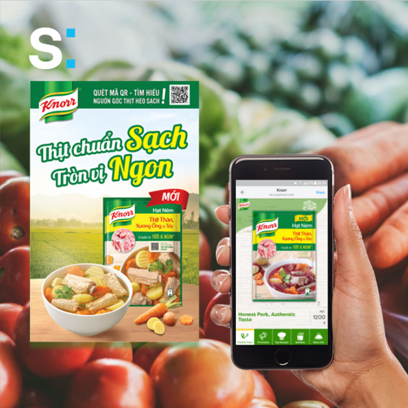 Brand loyalty through connected packaging for Knorr