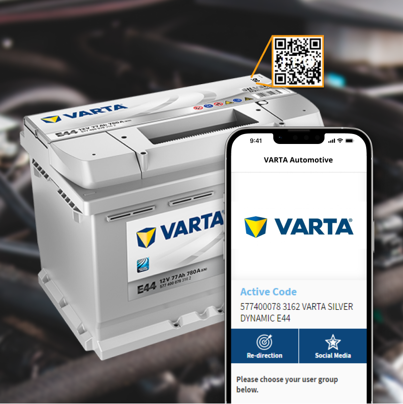 Supply chain traceability with serialized QR codes for car batteries